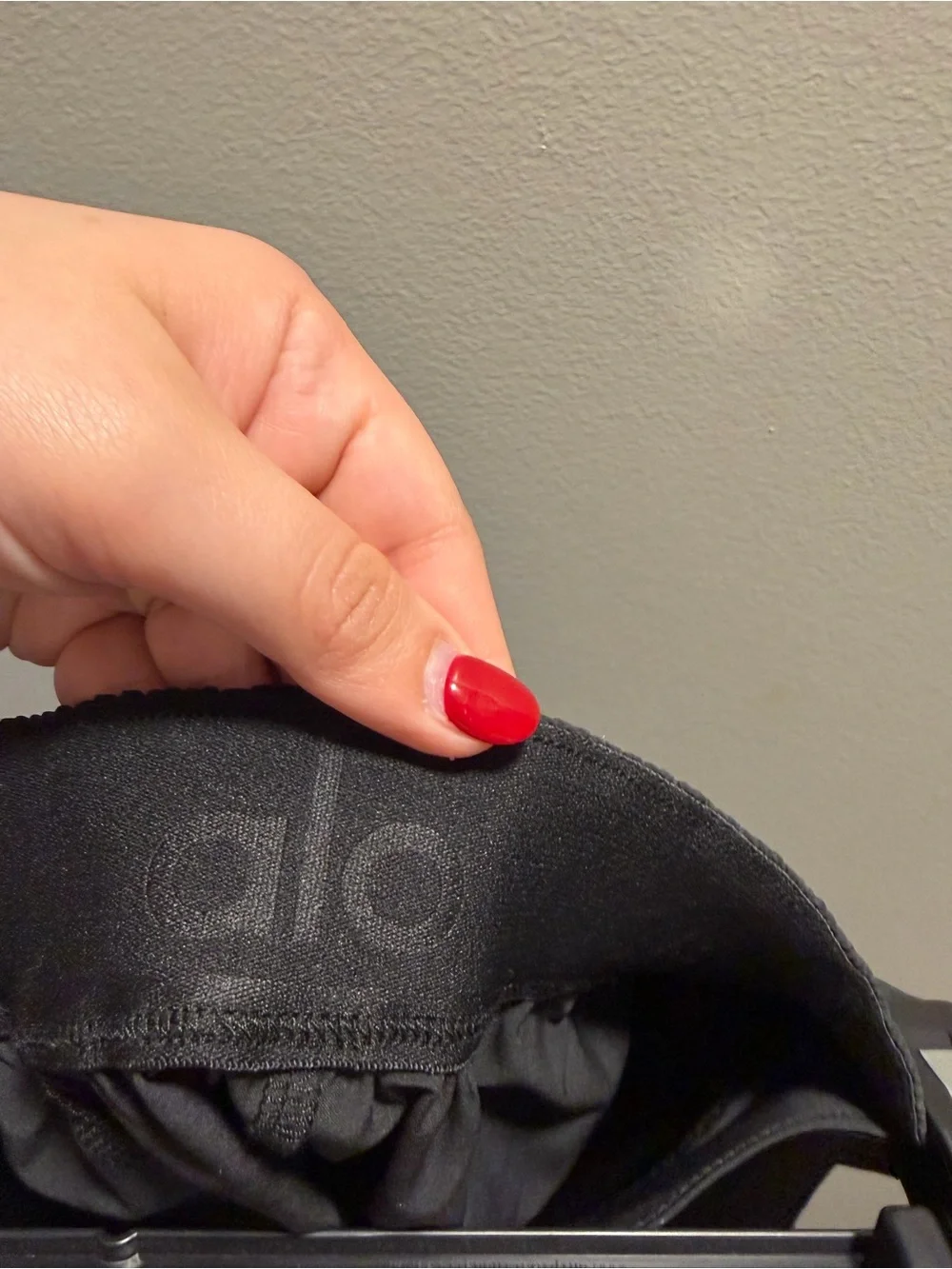 ALO Yoga Black Athletic Skort with Built-In Shorts